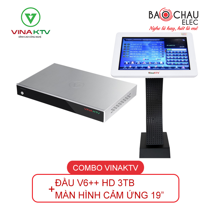 Combo VinaKTV V6++ HD và Màn hình 19 Combo VinaKTV V6++ HD và Màn hình 19