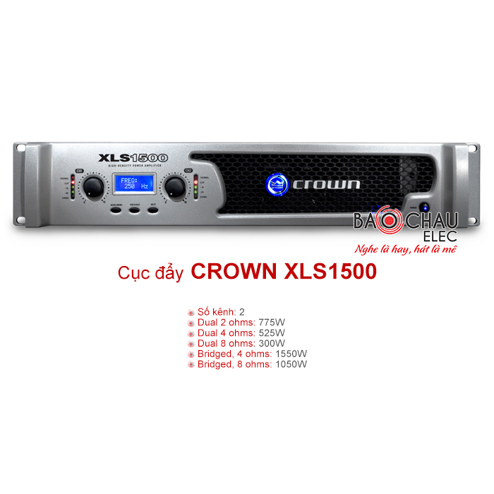 Cục đẩy Crown XLS1500 Cục đẩy Crown XLS1500