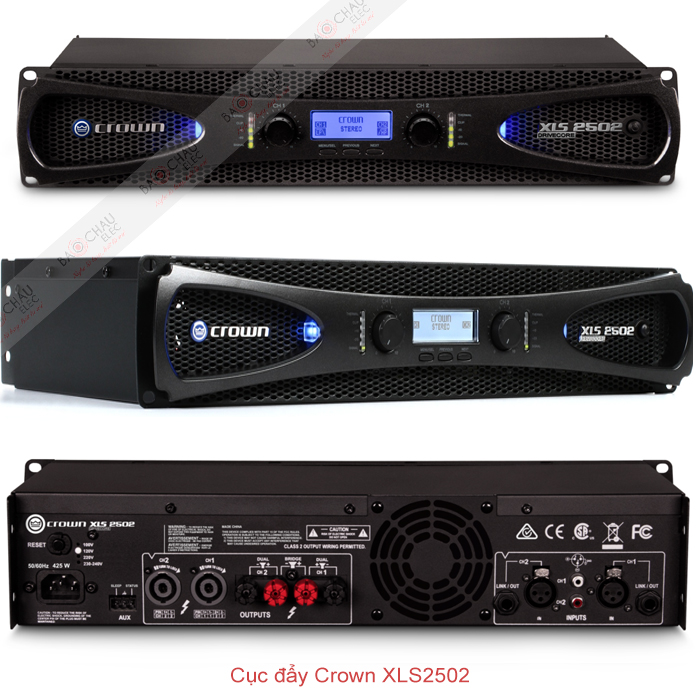 Cục đẩy Crown XLS2502 chi tiết Cục đẩy Crown XLS2502 chi tiết