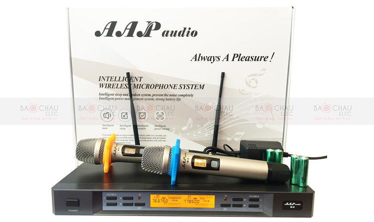 Micro không dây AAP M8 và toàn bộ linh phụ kiện Micro không dây AAP M8 và toàn bộ linh phụ kiện