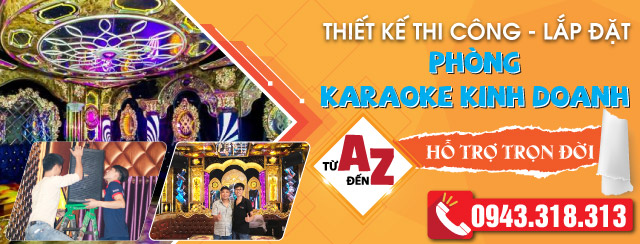 thi công lắp đặt thiết kế phòng karaoke