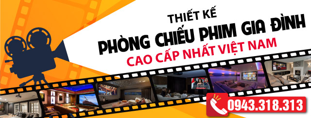 Thiết kế phòng chiếu phim gia đình cao cấp