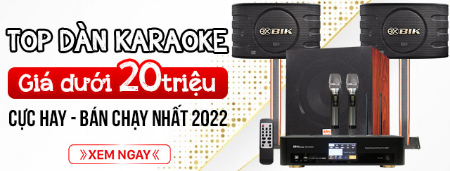 Top Dàn karaoke dưới 20 triệu - Dàn BMB