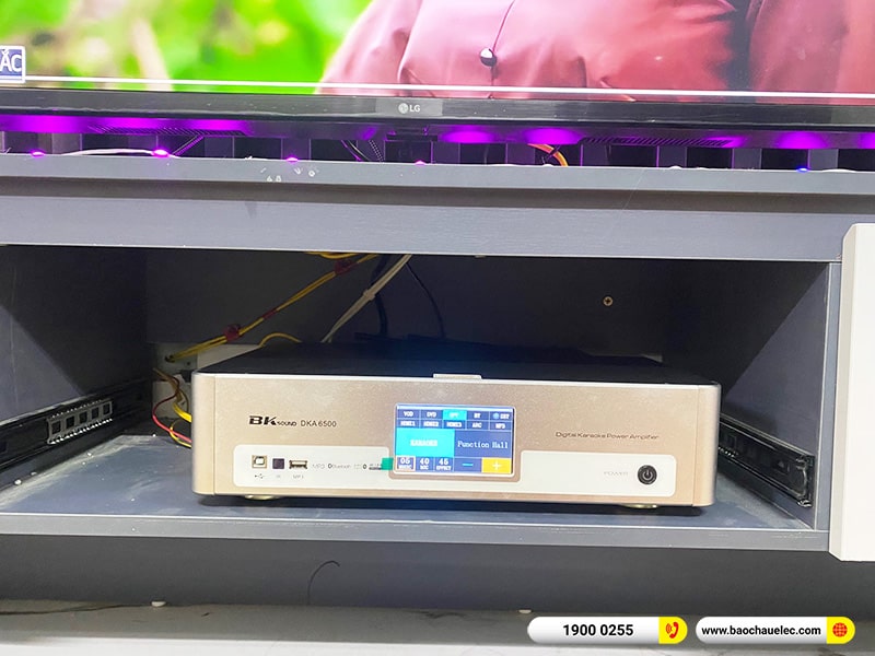 Lắp đặt dàn karaoke trị giá hơn 30 triệu cho anh Cương tại Bắc Giang (BIK BSP 412II, BKSound DKA 6500, BKSound SW715) 