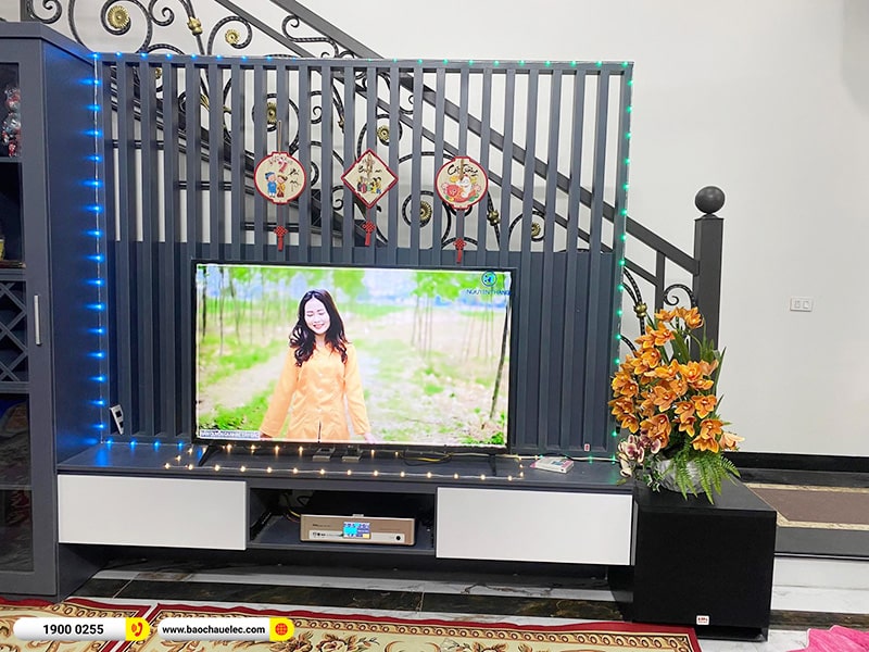 Lắp đặt dàn karaoke trị giá hơn 30 triệu cho anh Cương tại Bắc Giang (BIK BSP 412II, BKSound DKA 6500, BKSound SW715) 