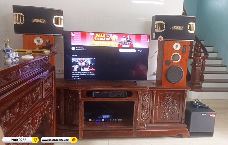 Lắp đặt dàn karaoke trị giá gần 60tr cho anh Kỳ tại Bắc Giang (BMB 900SE, VM820A, KX180A, TX215S, JBL VM300) 