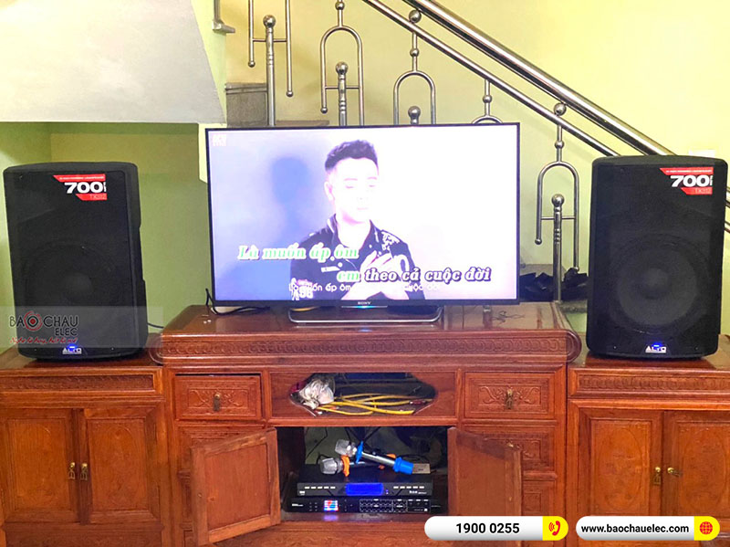 Lắp đặt dàn karaoke gia đình anh Long tại Bắc Giang