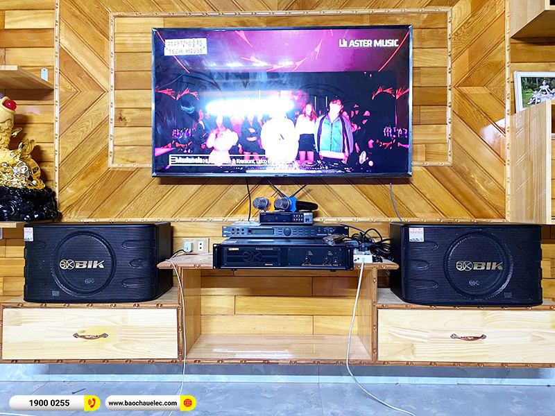 Lắp đặt dàn karaoke trị giá khoảng 20 triệu cho anh Lâm tại Bắc Ninh (BIK BJ-S668, BIK VM420A, BKSound X5 Plus, BJ-U100) 