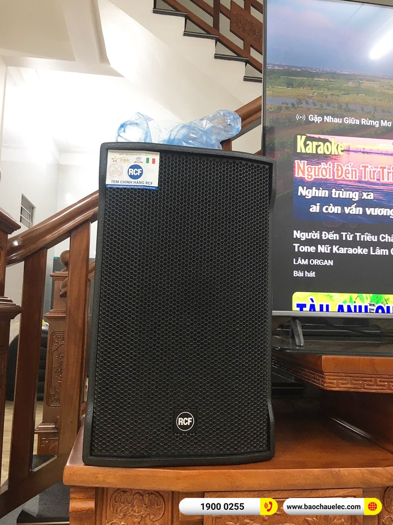 Lắp đặt dàn karaoke RCF hơn 91tr cho anh Minh tại Bắc Ninh (RCF CMAX 4112, BPA-8200, KX180A, SPL150, VM200)