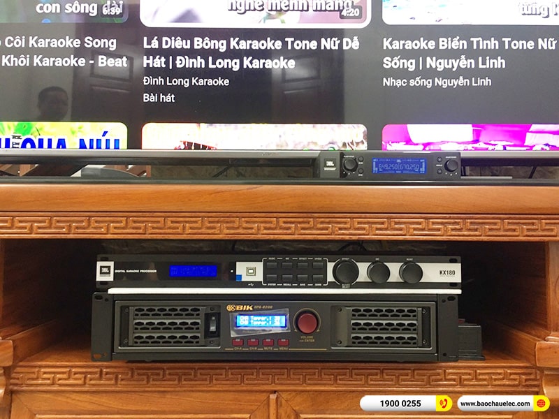 Lắp đặt dàn karaoke RCF hơn 91tr cho anh Minh tại Bắc Ninh (RCF CMAX 4112, BPA-8200, KX180A, SPL150, VM200)