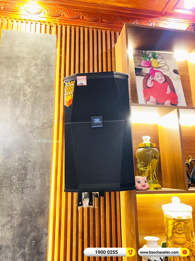 Lắp đặt dàn karaoke JBL hơn 44tr cho anh Tú tại Thái Nguyên (JBL XS12, BKSound DKA 8500, SW612B) 