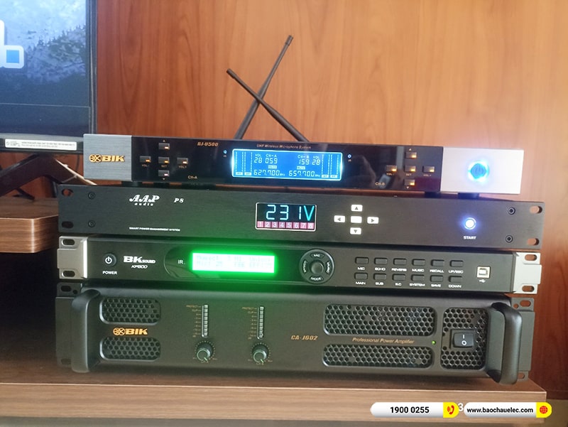 Lắp đặt dàn karaoke Domus hơn 35tr cho anh Vẻ tại Bắc Ninh (Domus DP6100 Max, CA-J602, KP500, SW512C, BJ-U500, AAP P8) 