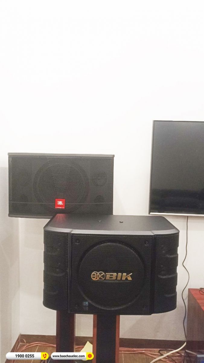 Lắp đặt dàn karaoke trị giá hơn 50 triệu cho chị Trang tại Bắc Ninh (JBL CV1252T, BIK BS-999X, BKSound DP-4500, SW815, UGX12) 