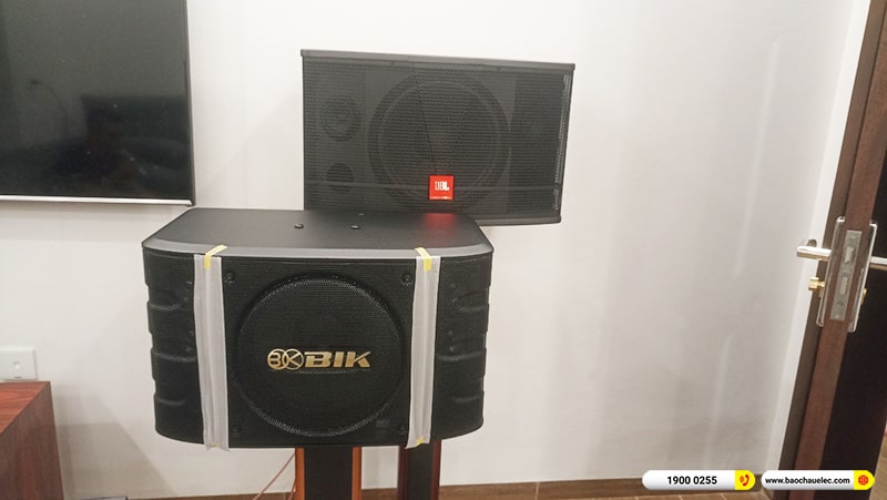 Lắp đặt dàn karaoke trị giá hơn 50 triệu cho chị Trang tại Bắc Ninh (JBL CV1252T, BIK BS-999X, BKSound DP-4500, SW815, UGX12) 