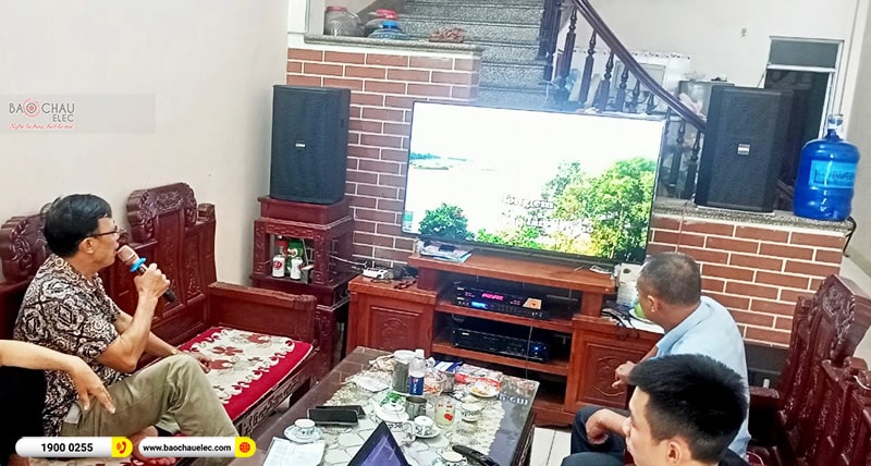 Lắp đặt dàn karaoke anh Sáng tại Bắc Ninh