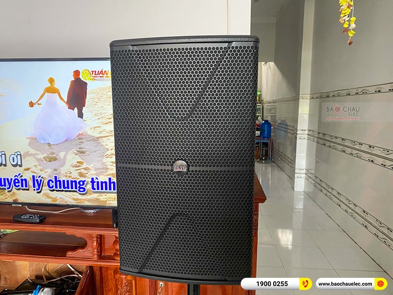 Lắp đặt dàn karaoke trị giá khoảng 30 triệu cho anh Trực tại Đồng Nai