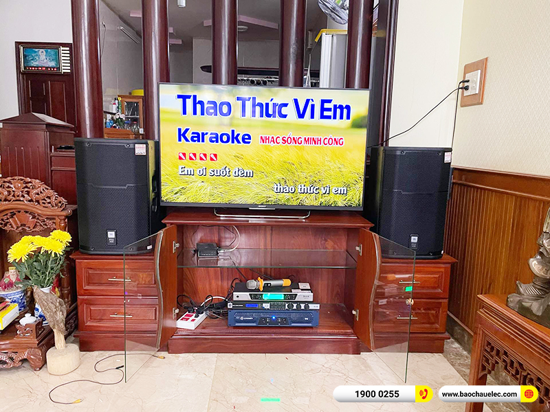 Lắp đặt dàn karaoke trị giá hơn 60 triệu cho anh Hà tại Đồng Nai (JBL PRX12M, Crown T5, KX180A, BCE UGX12) 