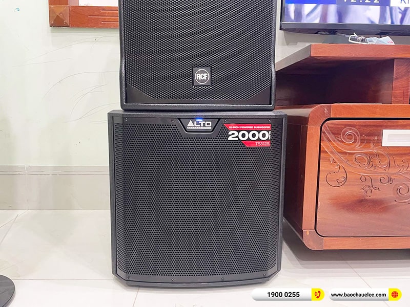 Lắp đặt dàn karaoke trị giá gần 80 triệu cho anh Tuấn tại Đồng Nai (RCF EMAX 3112 MK2, VM1020A, KX180A, TS312S, VIP3000)
