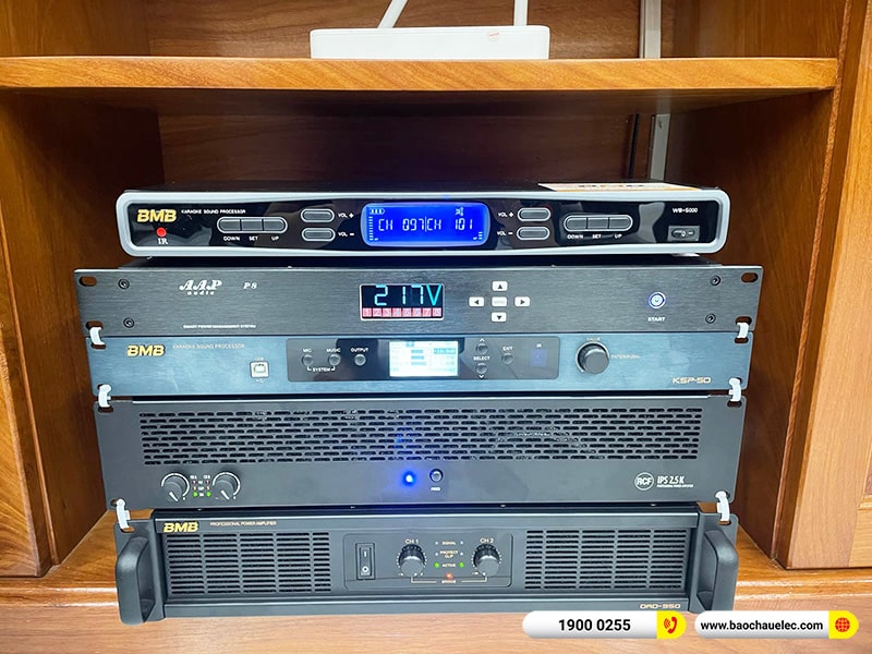 Lắp đặt dàn karaoke RCF gần 150tr cho anh Phú tại Đồng Nai (RCF CMAX 4112, IPS 2.5K, DAD 950, KSP-50, CSW-115, WB5000S,…) 