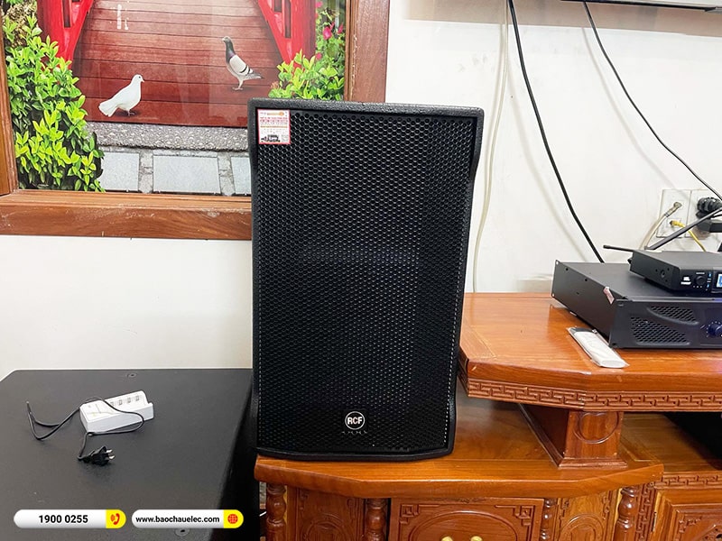 Lắp đặt dàn karaoke RCF 150tr cho anh Cường tại Đồng Nai (RCF CMAX 4112, DAD 950, Xli2500, K9900II Luxury, CV18S,…) 