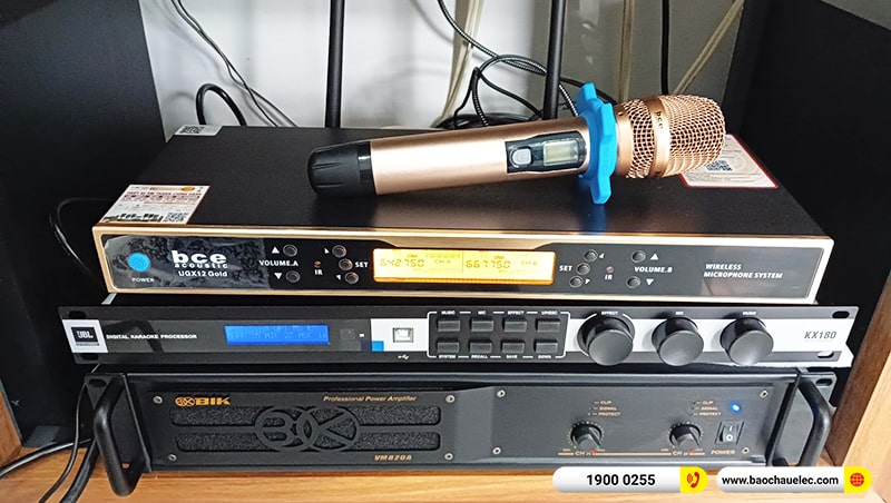 Lắp đặt dàn karaoke trị giá hơn 50 triệu cho anh Linh tại Đồng Nai (Denon DP-R312, VM820A, KX180A, UGX12 Gold) 