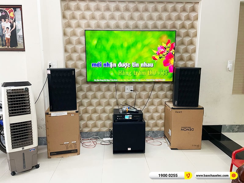 Lắp đặt dàn karaoke Denon hơn 32tr cho anh Linh tại Đồng Nai (Denon DP-R312, BKSound DKA 8500, SW715B)