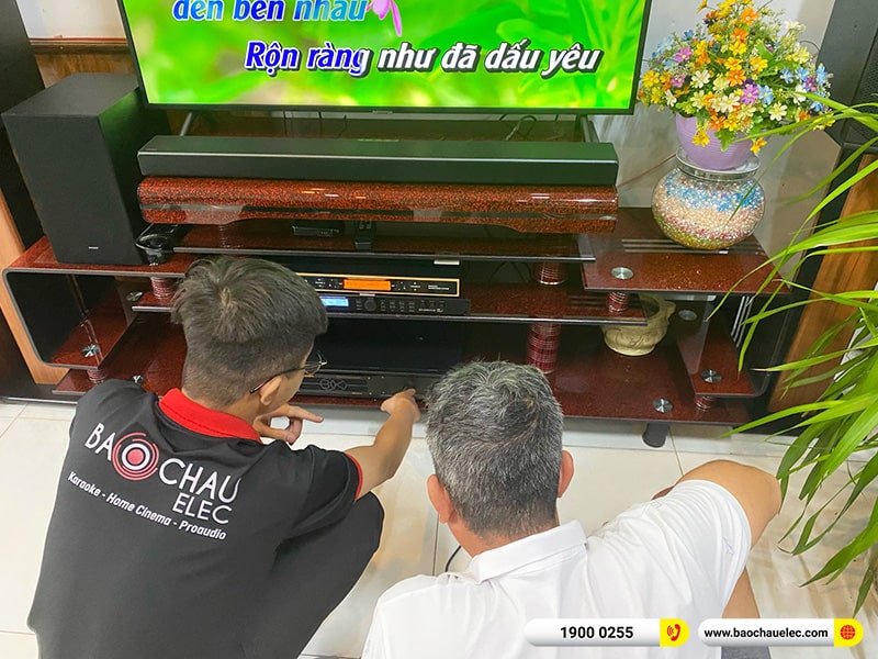 Lắp đặt dàn karaoke trị giá hơn 40 triệu cho anh Mẫn tại Đồng Nai (Denon DN-510, VM420A, X5 Plus, JBL A100P, UGX12 Gold) 