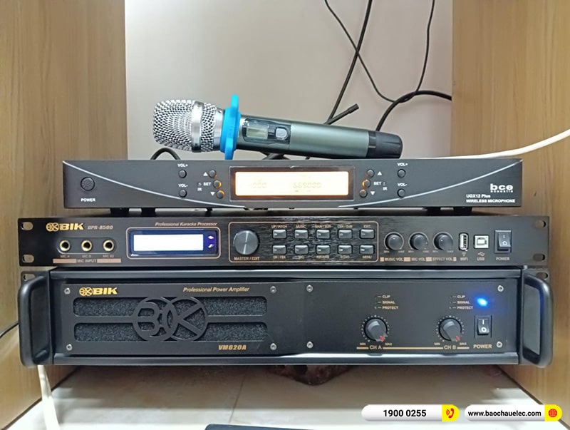 Lắp đặt dàn karaoke trị giá gần 60 triệu cho anh Quân tại Đồng Nai (RCF X-MAX 10, VM620A, BPR-8500, NS-SW300, UGX12 Plus) 