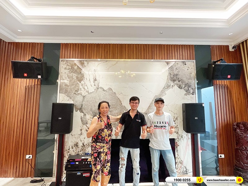 Lắp đặt dàn karaoke trị giá hơn 70tr cho anh Quang tại Bình Thuận (BIK BSP 412II, CV1252T, VM840A, KX180A, TS312S, BJ-U600)