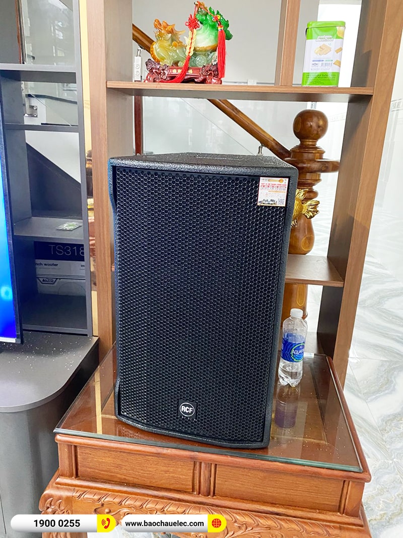 Lắp đặt dàn karaoke RCF hơn 97tr cho chú Phương tại Đồng Nai (RCF CMAX 4112, CA-J802, K9800II Plus, TS318S, VM300,…)