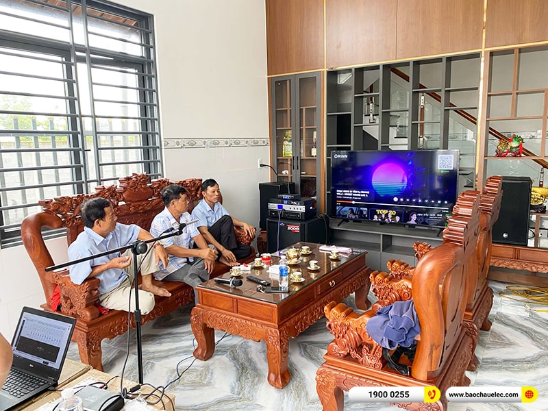 Lắp đặt dàn karaoke RCF hơn 97tr cho chú Phương tại Đồng Nai (RCF CMAX 4112, CA-J802, K9800II Plus, TS318S, VM300,…)