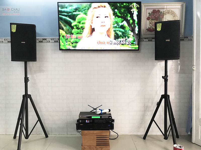 Dàn karaoke gia đình anh Hiệp tại Đồng Nai