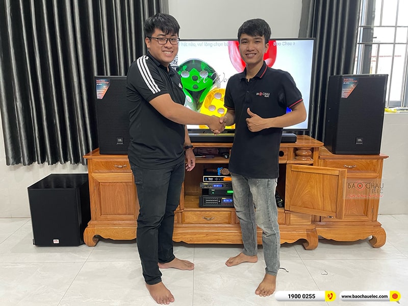 Lắp đặt dàn karaoke trị giá hơn 60 triệu cho anh Trung tại Đồng Nai (JBL MTS12, BPR-8200, BPR-5600, SW612C, 4K Plus, UGX12 Gold) 