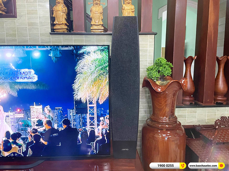 Lắp đặt Loa nghe nhạc Jamo C97II trị giá khoảng 20 triệu cho anh Hoành tại Đồng Nai