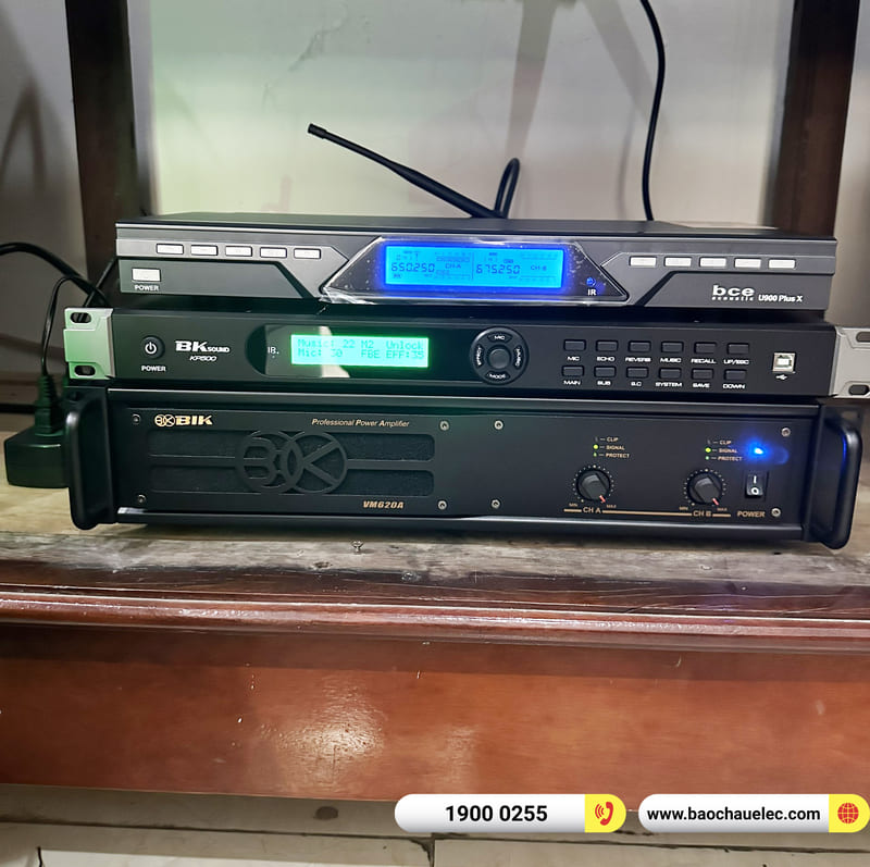 Lắp đặt dàn karaoke Denon gần 33tr cho anh Thọ ở Bình Dương (Denon DP-R212, VM 620A, KP500, U900 Plus X, SW512)