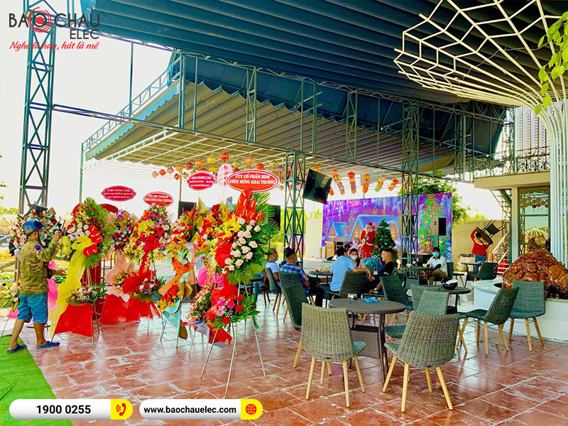 Dàn âm thanh vườn hoa Khánh Bình 