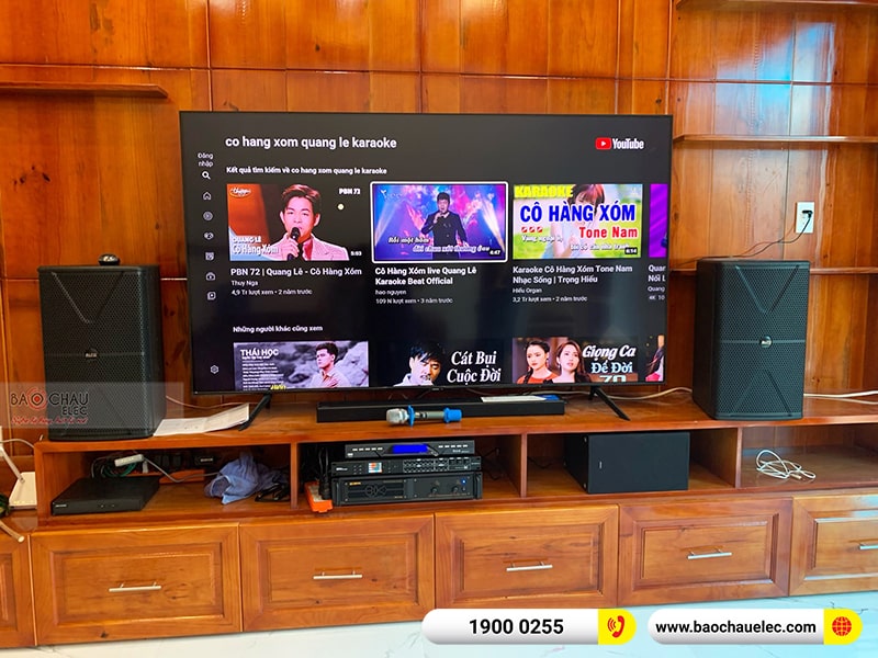 Dàn karaoke gia đình anh Quang 