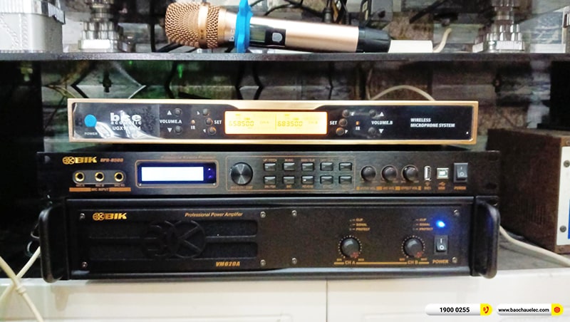 Lắp đặt dàn karaoke trị giá khoảng 40 triệu cho anh Tuấn tại Bình Dương (Domus DP6120, VM620A, BPR-8500, SW612C, UGX12 Gold) 