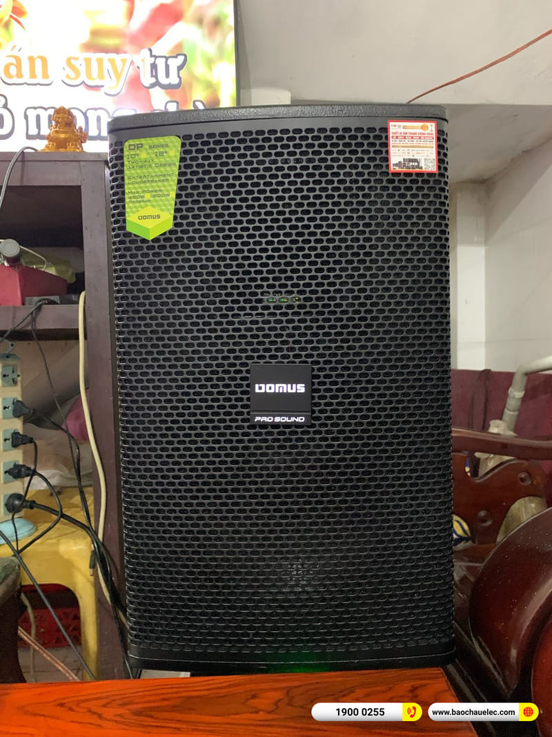 Lắp đặt dàn karaoke Domus 32tr cho anh Ân ở Cần Thơ (DP6120 MAX, VM 620A, KP500, U900 Plus X, SW612-C)
