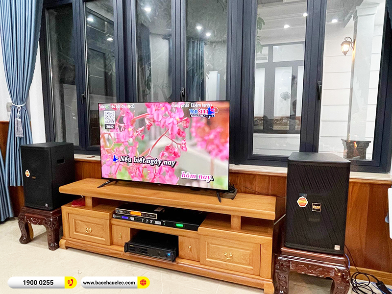 Lắp đặt dàn karaoke trị giá gần 70 triệu cho anh Hiếu tại Cần Thơ (BMB CSS 1212SE, VM620A, KX180A, UGX12 Gold, 4K Plus 4TB, Màn 22inch) 