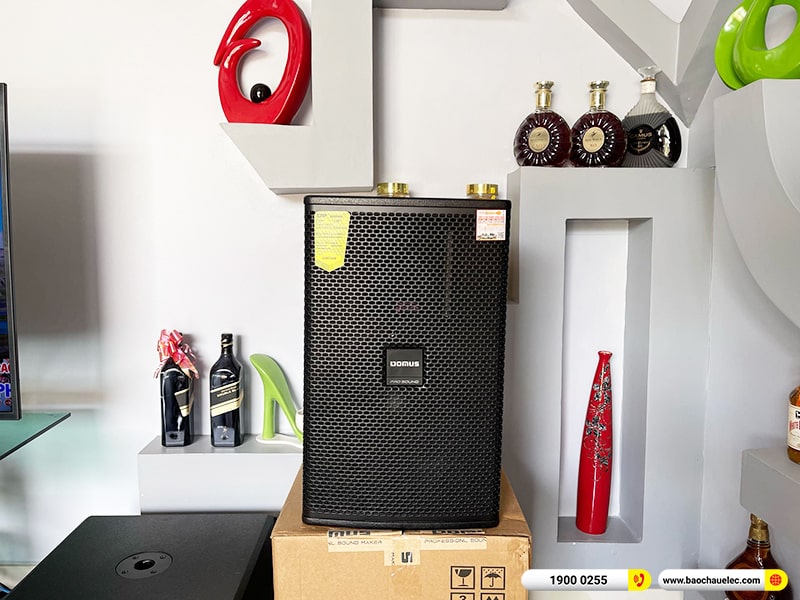 Lắp đặt dàn karaoke trị giá hơn 40 triệu cho anh Phong tại Sóc Trăng (Domus DP6120 Max, VM620A, BPR-8500, Alto TS312S) 