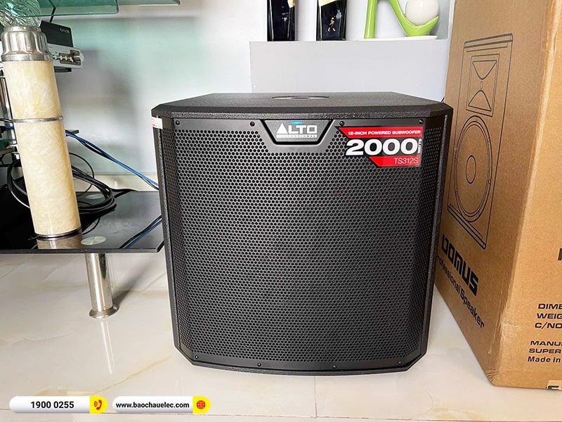 Lắp đặt dàn karaoke trị giá hơn 40 triệu cho anh Phong tại Sóc Trăng (Domus DP6120 Max, VM620A, BPR-8500, Alto TS312S) 