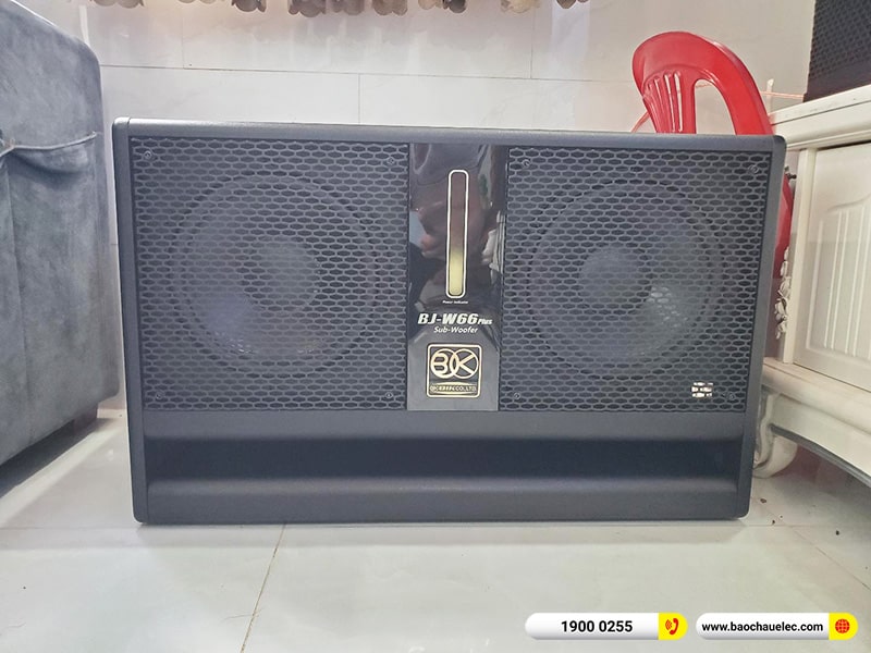 Lắp đặt dàn karaoke trị giá gần 50 triệu cho anh Phương tại An Giang (Domus DP6120, VM830A, BPR-5600, BJ-W66 Plus, UGX12 Luxury) 