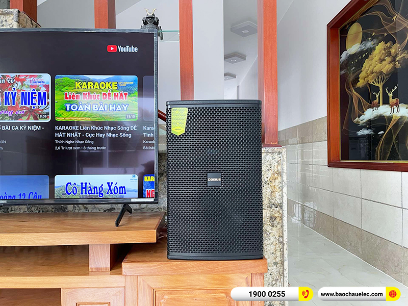 Lắp đặt dàn karaoke trị giá gần 40 triệu cho chị Trinh tại Sóc Trăng (Domus DP6120, VM620A, X6 Luxury, SW612B, BCE UGX12) 