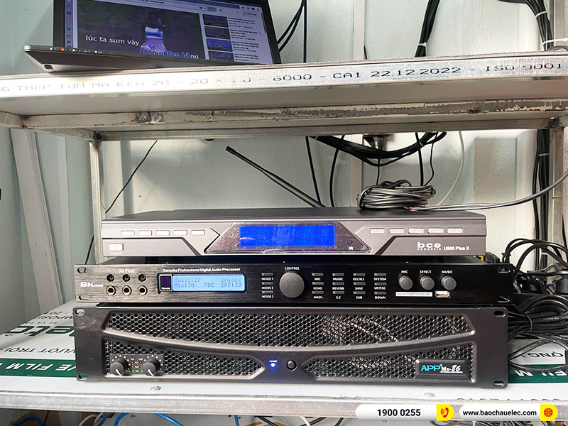 Lắp đặt dàn âm thanh hội trường cho Lữ Đoàn 3 tại Đà Nẵng (Domus DP6150, APP MZ86, X5 Plus, SW815, U900 Plus X)