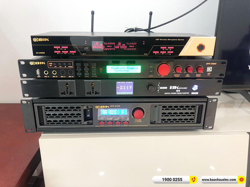 Lắp đặt dàn karaoke trị giá khoảng 70 triệu cho anh Hà tại Đà Nẵng (RCF EMAX 3112 MK2, BPA-6200, BPR-5600, TS312S, BJ-U600,…) 