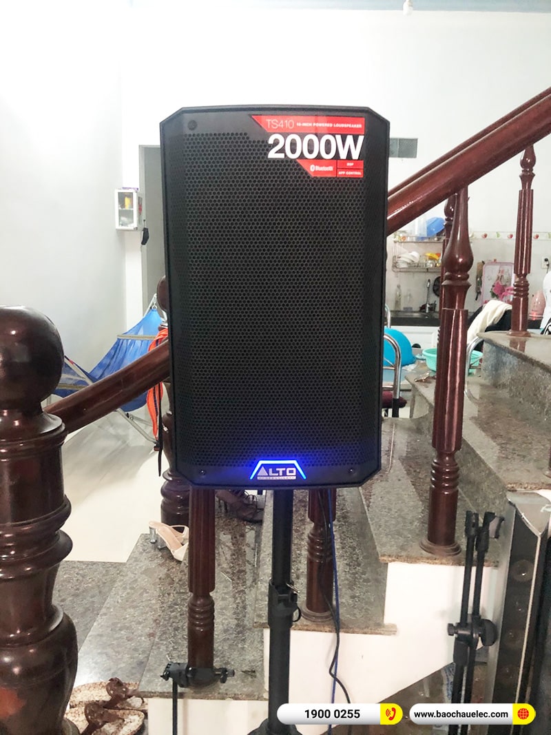 Lắp đặt dàn karaoke trị giá gần 40 triệu cho anh Hậu tại Đà Nẵng (Alto TS410, Soundcraft EFX8, BCE UGX12) 