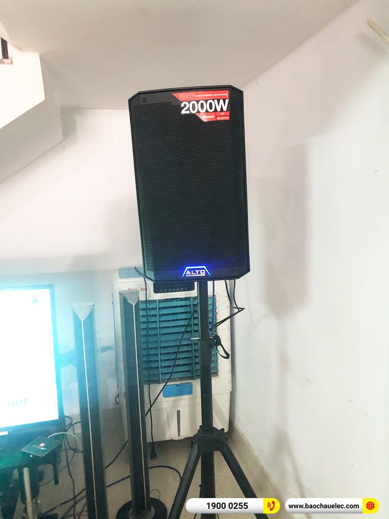 Lắp đặt dàn karaoke trị giá gần 40 triệu cho anh Hậu tại Đà Nẵng (Alto TS410, Soundcraft EFX8, BCE UGX12) 