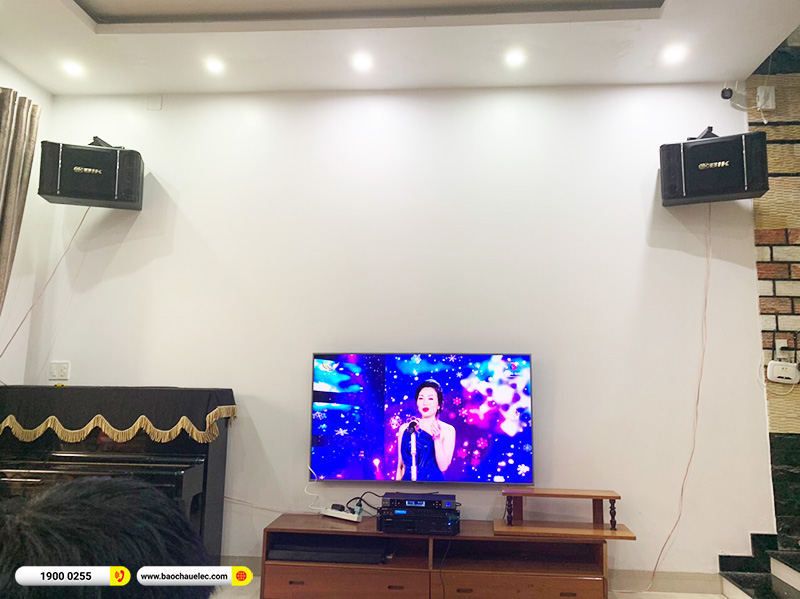 Lắp đặt dàn karaoke trị giá khoảng 30 triệu cho anh Hiếu tại Đà Nẵng (BIK BJ-S968, VM620A, BPR-8500, BIK BJ-U500) 