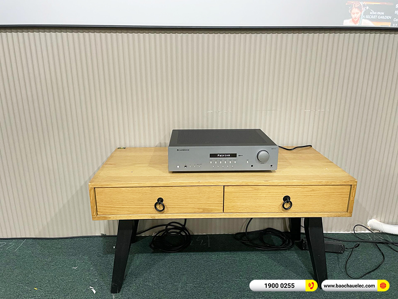 Lắp đặt dàn nghe nhạc trị giá gần 40 triệu cho anh Thịnh tại Đà Nẵng (Klipsch RP-6000F II, Cambridge Audio AXR100)